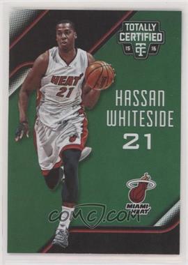 2015-16 Panini Totally Certified - [Base] - Mirror Green #54 - Hassan Whiteside /5