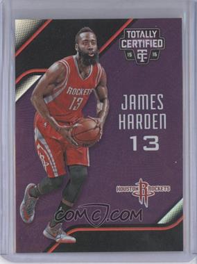 2015-16 Panini Totally Certified - [Base] - Mirror Purple #114 - James Harden /50