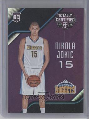 2015-16 Panini Totally Certified - [Base] - Mirror Purple #167 - Rookies - Nikola Jokic /50