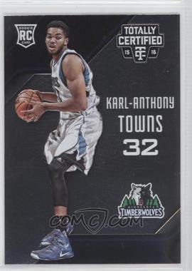 2015-16 Panini Totally Certified - [Base] #168 - Rookies - Karl-Anthony Towns