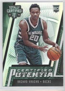 2015-16 Panini Totally Certified - Certified Potential - Mirror #20 - Rashad Vaughn /25