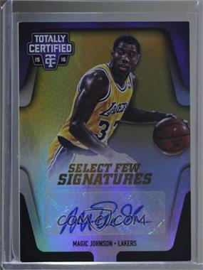 2015-16 Panini Totally Certified - Certified Select Few Signatures - Mirror #SF-MJ - Magic Johnson /10 [Noted]