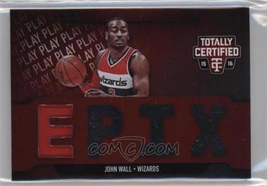 2015-16 Panini Totally Certified - EPIX Play Memorabilia #EPIX-JW - John Wall /99