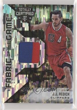 2015-16 Panini Totally Certified - Fabric of the Game Materials - Camo #FG-JJ - J.J. Redick /25