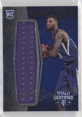 2015-16 Panini Totally Certified - Fabric of the Game Rookie Jersey - Blue #FRJ-WC - Willie Cauley-Stein /99