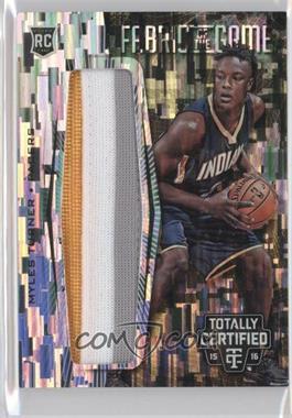 2015-16 Panini Totally Certified - Fabric of the Game Rookie Jersey - Camo #FRJ-MT - Myles Turner /25