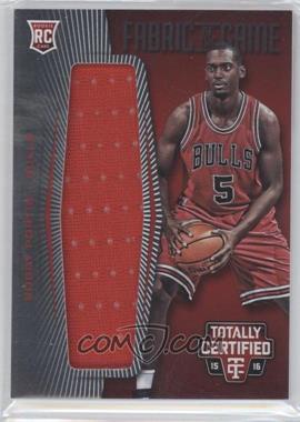 2015-16 Panini Totally Certified - Fabric of the Game Rookie Jersey - Red #FRJ-BP - Bobby Portis /199