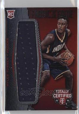 2015-16 Panini Totally Certified - Fabric of the Game Rookie Jersey - Red #FRJ-MT - Myles Turner /199