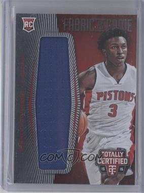 2015-16 Panini Totally Certified - Fabric of the Game Rookie Jersey - Red #FRJ-SJ - Stanley Johnson /199