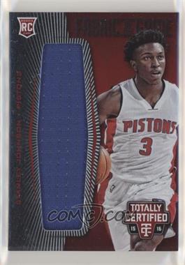 2015-16 Panini Totally Certified - Fabric of the Game Rookie Jersey - Red #FRJ-SJ - Stanley Johnson /199