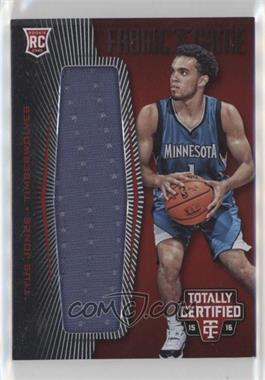 2015-16 Panini Totally Certified - Fabric of the Game Rookie Jersey - Red #FRJ-TJ - Tyus Jones /199 [Noted]