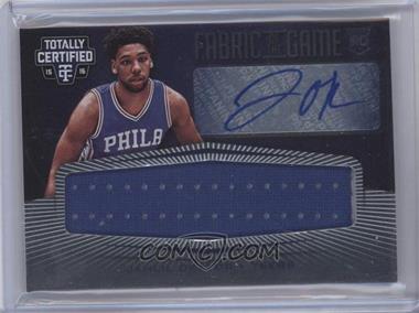 2015-16 Panini Totally Certified - Rookie Fabric of the Game Signatures #RFG-JO - Jahlil Okafor /49