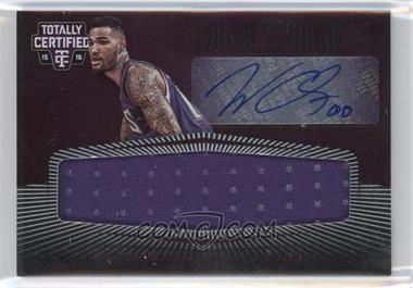 2015-16 Panini Totally Certified - Rookie Fabric of the Game Signatures #RFG-WC - Willie Cauley-Stein /49