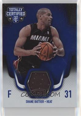 2015-16 Panini Totally Certified - Totally Certified Materials - Blue #TCM-SB - Shane Battier /99