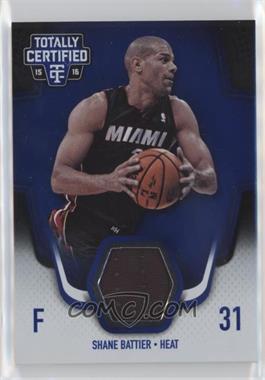 2015-16 Panini Totally Certified - Totally Certified Materials - Blue #TCM-SB - Shane Battier /99