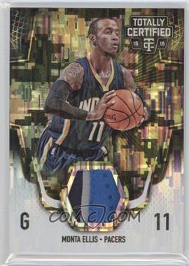 2015-16 Panini Totally Certified - Totally Certified Materials - Camo #TCM-ME - Monta Ellis /25
