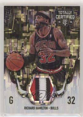 2015-16 Panini Totally Certified - Totally Certified Materials - Camo #TCM-RH - Richard Hamilton /25