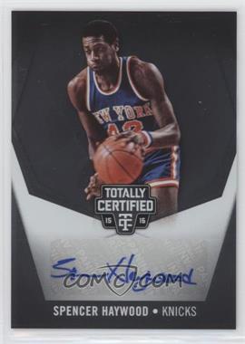 2015-16 Panini Totally Certified - Totally Certified Signatures #TC-SH - Spencer Haywood /49