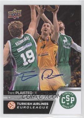 2015-16 Upper Deck Euroleague - [Base] - Autographs #E-91 - Trent Plaisted