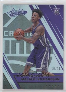 2016-17 Panini Absolute - [Base] - Spectrum Gold #177 - Rookies - Malachi Richardson /10