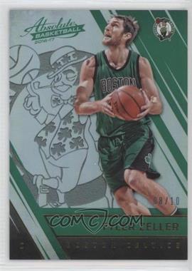 2016-17 Panini Absolute - [Base] - Spectrum Gold #67 - Tyler Zeller /10