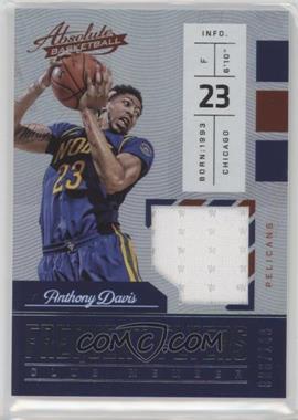 2016-17 Panini Absolute - Frequent Flyer Materials #27 - Anthony Davis /149