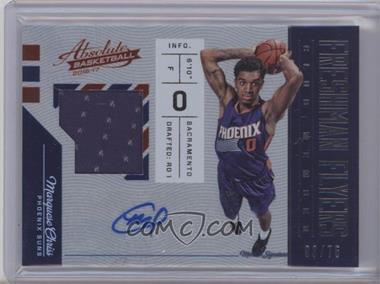 2016-17 Panini Absolute - Freshman Flyer Jersey Autographs #19 - Marquese Chriss /75