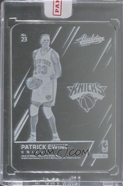 2016-17 Panini Absolute - Glass #23 - Patrick Ewing [Uncirculated]