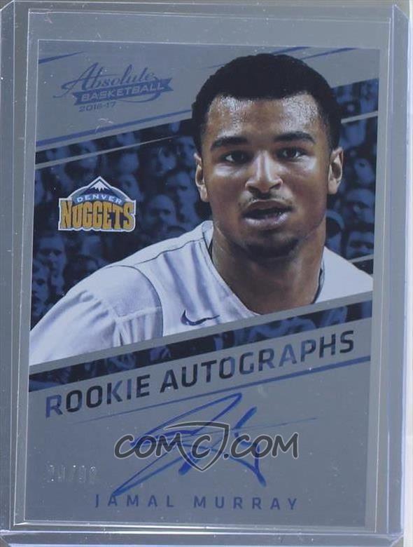 201617 Panini Absolute Rookie Autographs 6 Jamal Murray /99