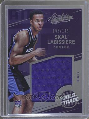 2016-17 Panini Absolute - Tools of the Trade Rookie Materials - Jumbo #25 - Skal Labissiere /149