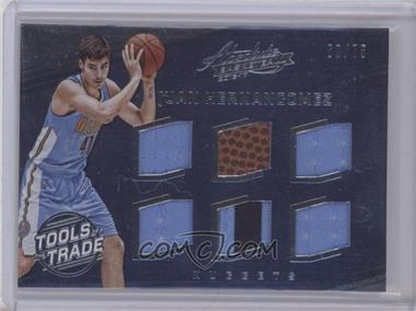 2016-17 Panini Absolute - Tools of the Trade Rookie Materials - Six #27 - Juan Hernangomez /75