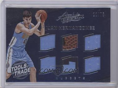 2016-17 Panini Absolute - Tools of the Trade Rookie Materials - Six #27 - Juan Hernangomez /75