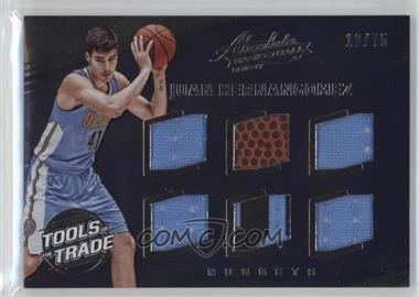 2016-17 Panini Absolute - Tools of the Trade Rookie Materials - Six #27 - Juan Hernangomez /75