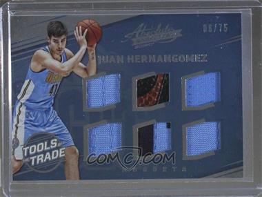 2016-17 Panini Absolute - Tools of the Trade Rookie Materials - Six #27 - Juan Hernangomez /75