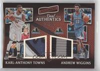 Andrew Wiggins, Karl-Anthony Towns #/25