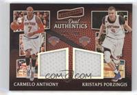 Carmelo Anthony, Kristaps Porzingis #/299