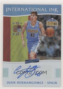 2016-17 Panini Aficionado - International Ink #19 - Juan Hernangomez /249