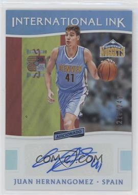 2016-17 Panini Aficionado - International Ink #19 - Juan Hernangomez /249