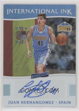 2016-17 Panini Aficionado - International Ink #19 - Juan Hernangomez /249