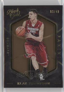 2016-17 Panini Black Gold Collegiate - [Base] - Gold Foil #70 - Klay Thompson /49