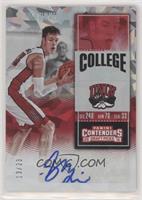 College Ticket - Stephen Zimmerman (Bent Over) #/23