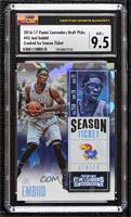 Season Ticket - Joel Embiid [CSG 9.5 Mint Plus] #/23