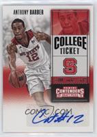 College Ticket - Anthony Barber (Ball in Frame)