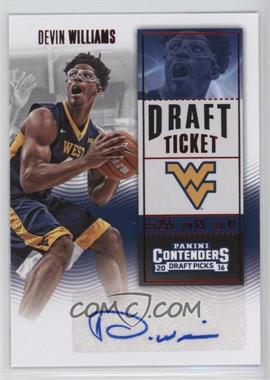 2016-17 Panini Contenders Draft Picks - [Base] - Draft Ticket Red Foil #162 - College Ticket - Devin Williams