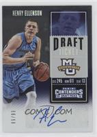 College Ticket - Henry Ellenson (Light Blue Jersey) #/99