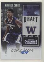 College Ticket Variation - Marquese Chriss (Purple Jersey) #/99