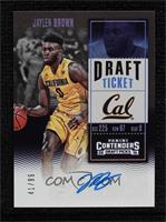 College Ticket Variation - Jaylen Brown (Yellow Jersey) #/99