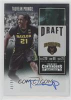 College Ticket - Taurean Prince (Black Jersey) #/99