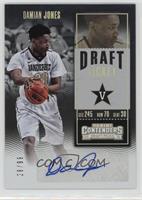 College Ticket Variation - Damian Jones (Jersey Number Partially Obscured) #/99