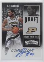 College Ticket - A.J. Hammons #/99